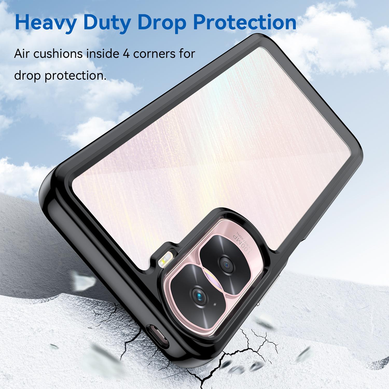 For Honor 90 Lite 5G/X50i 5G TPU+Acrylic Mobile Phone Back Cover Clear Protective Shockproof Case Blue
For Honor 90 Lite 5G/X50i 5G TPU+Acrylic Mobile Phone Back Cover Clear Protective Shockproof Case Blue