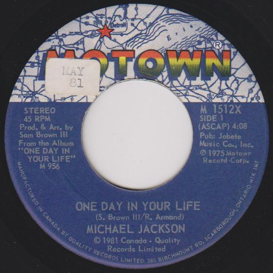 7-дюймовая пластинка MICHAEL JACKSON One Day In Your Life Take Me Back M1512X Motown 1981 Канада SoulFunk Б/у
7-дюймовая пластинка MICHAEL JACKSON One Day In Your Life Take Me Back M1512X Motown 1981 Канада SoulFunk Б/у