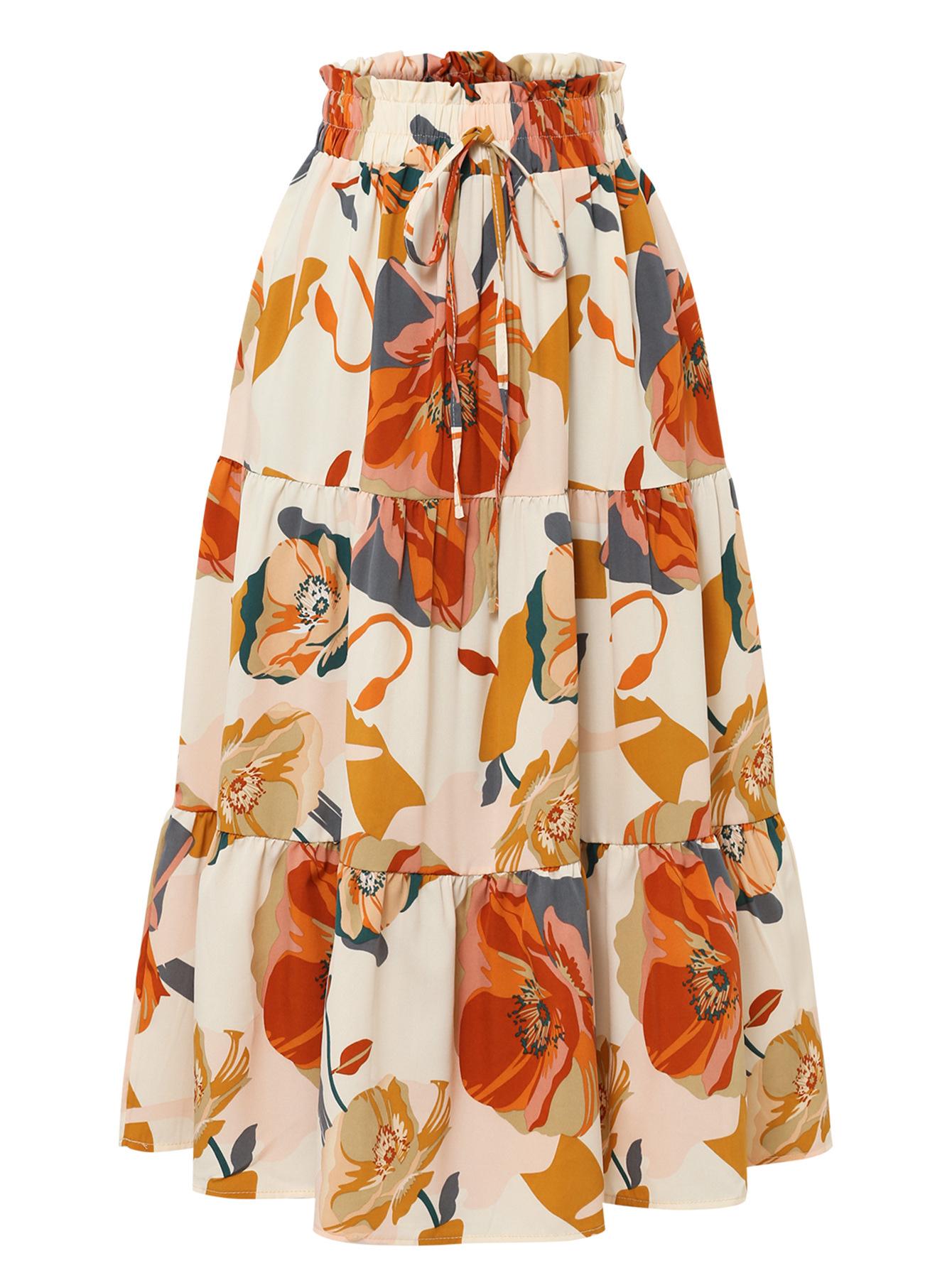 Floral Print A-Line Pleated Skirt with Elastic Waist - Autumn Collection Extra Large
Floral Print A-Line Pleated Skirt with Elastic Waist - Autumn Collection Extra Large