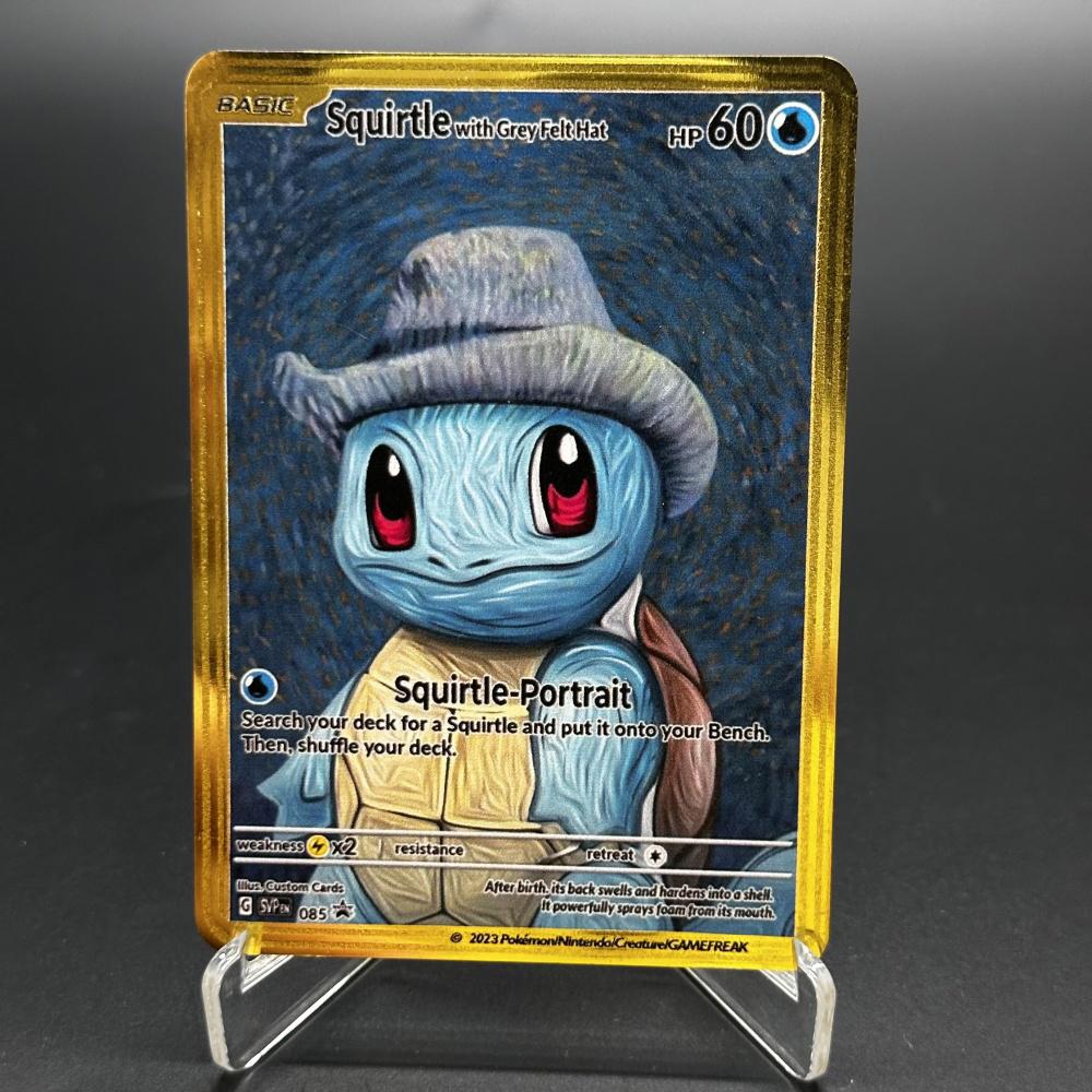 Metal Material Pokemon Netherlands Van Gogh Museum Pikachu Charizard Self Made Collection Card Game Anime Letters Cards Gift Present Toy
Metal Material Pokemon Netherlands Van Gogh Museum Pikachu Charizard Self Made Collection Card Game Anime Letters Cards Gift Present Toy