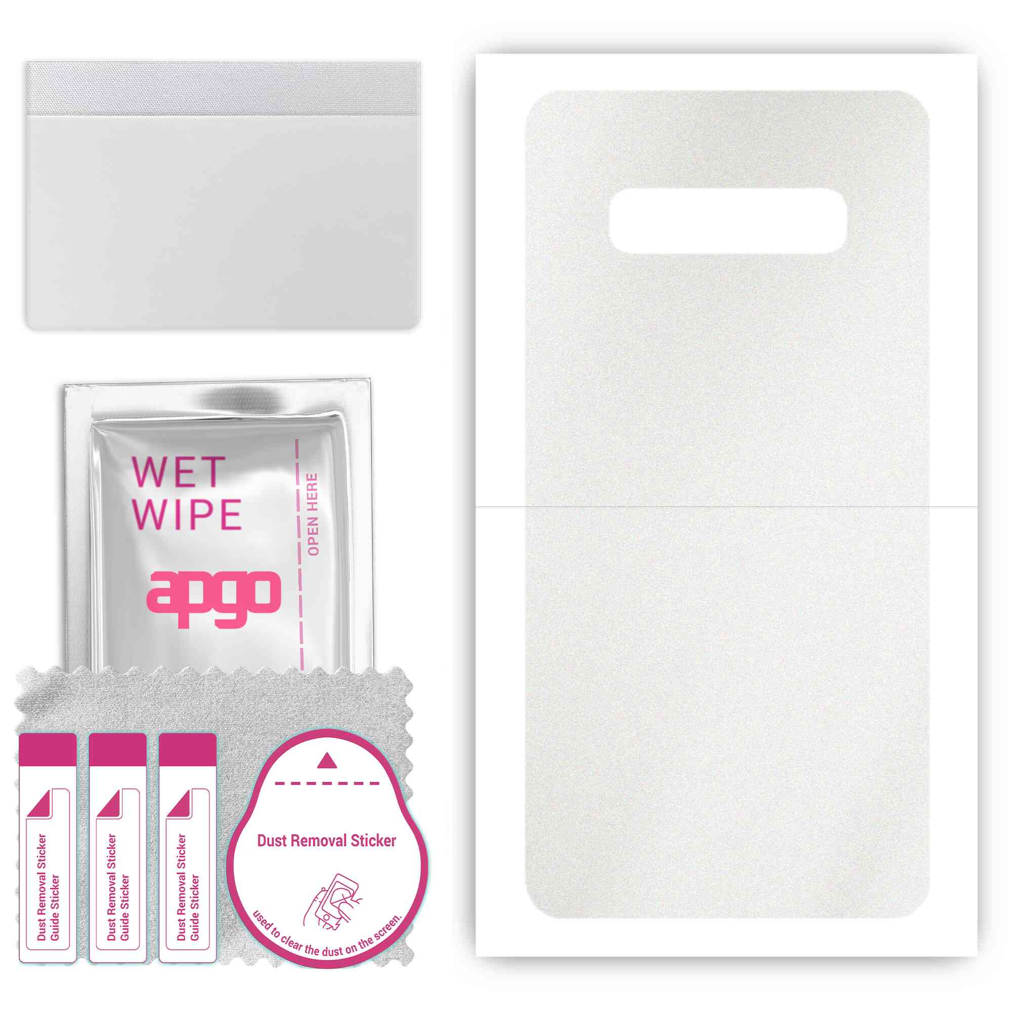 Apgo Protective Skin Sticker for the back compatible with Samsung Galaxy S10 Plus, Wrap Film, Foil, Vinyl - Pattern Matte Transparent
Apgo Protective Skin Sticker for the back compatible with Samsung Galaxy S10 Plus, Wrap Film, Foil, Vinyl - Pattern Matte Transparent