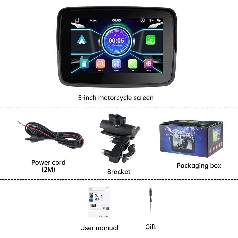 Portable Navigation Motorcycle Carplay Display Screen Motorcycle Wireless Android Auto Monitor
Portable Navigation Motorcycle Carplay Display Screen Motorcycle Wireless Android Auto Monitor