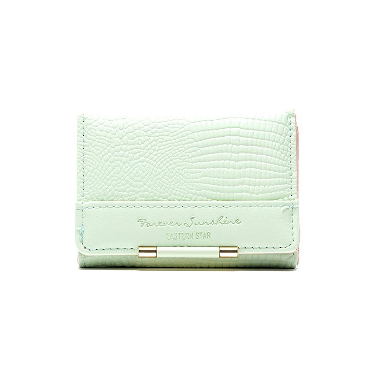 Короткий женский кошелек кожаный модный для хранения с замком сумка для мелочи мини простой женский кардхолдер
Короткий женский кошелек кожаный модный для хранения с замком сумка для мелочи мини простой женский кардхолдер