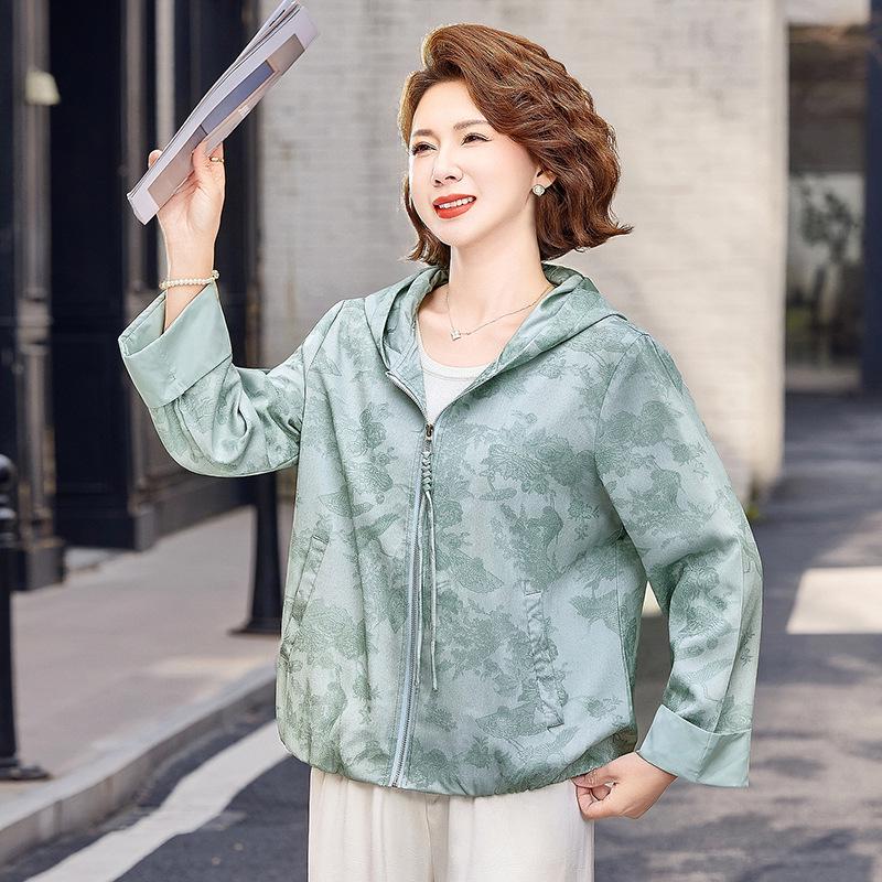 Chic Hooded Jacket for Women, Ages 40-50: Versatile Spring/Autumn 2026 Fashion 3XL (120-135 jin) зелений
Chic Hooded Jacket for Women, Ages 40-50: Versatile Spring/Autumn 2026 Fashion 3XL (120-135 jin) зелений