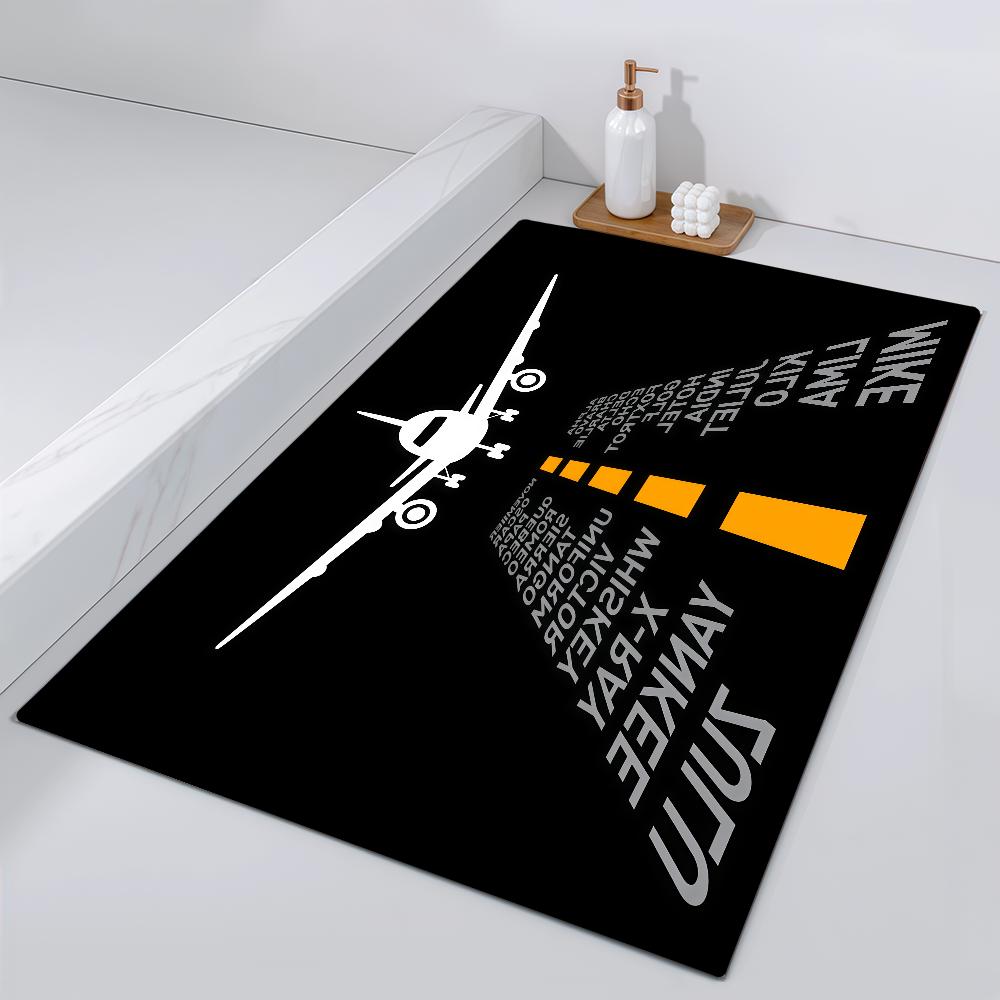 Door Mat Bedside Entrance Aviation Bath Floor Decoration Corridor Door Mat Carpet Airplane Living Room Balcony 40cm x 60cm
Door Mat Bedside Entrance Aviation Bath Floor Decoration Corridor Door Mat Carpet Airplane Living Room Balcony 40cm x 60cm