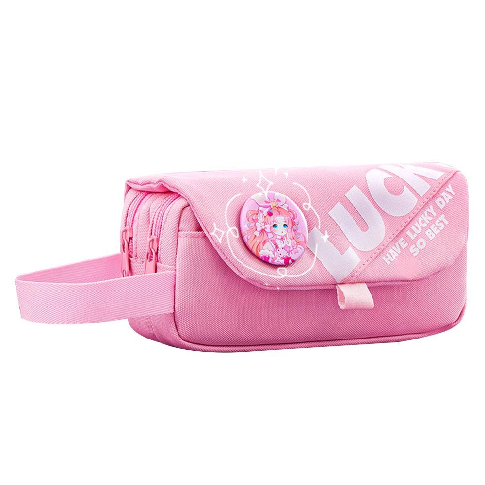 Portable Large Capacity Pen Bag Dirt-proof Multifunctional Stationery Bag Stationery Organizer for School Office рожевий
Portable Large Capacity Pen Bag Dirt-proof Multifunctional Stationery Bag Stationery Organizer for School Office рожевий
