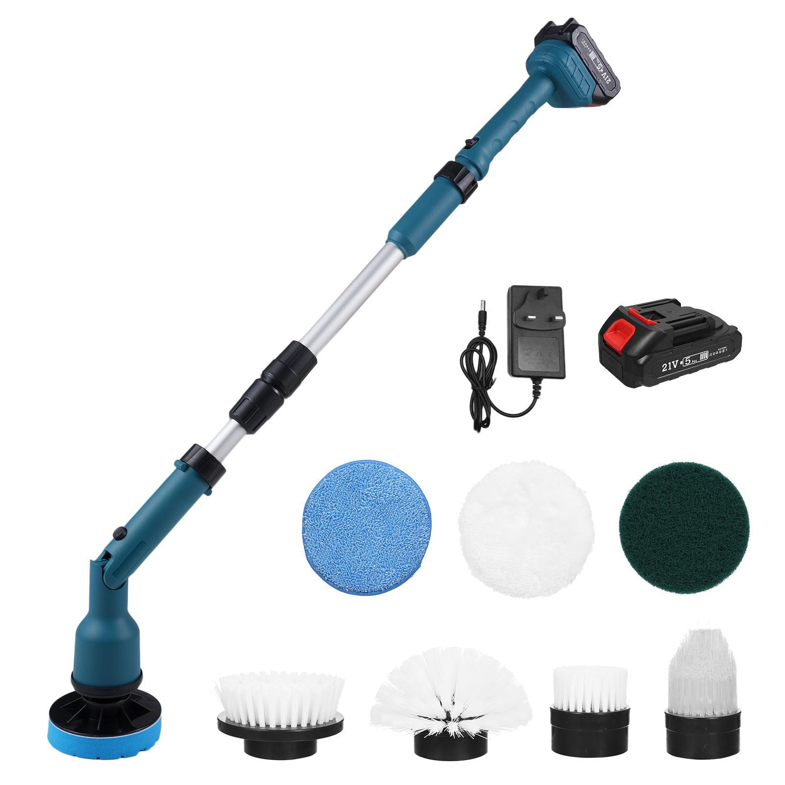 21V Electric Spin Scrubber, Multi-Function Lithium Retractable Cleaning Brush, Cordless Shower Cleaning Brush синій
21V Electric Spin Scrubber, Multi-Function Lithium Retractable Cleaning Brush, Cordless Shower Cleaning Brush синій