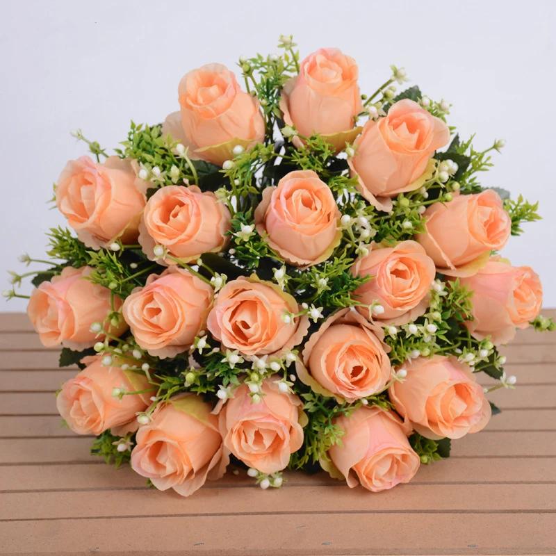 18 Heads Rose Bouquet Artificial Flower Wedding Rose Decor Silk Rose Bouquet Wedding Bride Holding Flowers шампанського
18 Heads Rose Bouquet Artificial Flower Wedding Rose Decor Silk Rose Bouquet Wedding Bride Holding Flowers шампанського