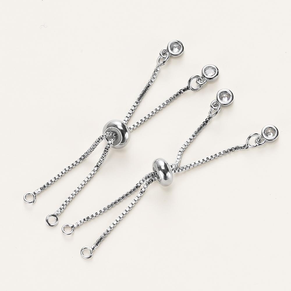 2/4pcs 5/7/12cm 14K/18K Gold Color Plated Brass Adjustable Slider Chains For DIY Bracelet Making Jewelry Making Accessories 5cm x 2pcs платиновий
2/4pcs 5/7/12cm 14K/18K Gold Color Plated Brass Adjustable Slider Chains For DIY Bracelet Making Jewelry Making Accessories 5cm x 2pcs платиновий