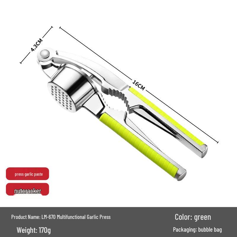 304 Stainless Steel Multifunctional Garlic Press – Heavy-Duty Kitchen Mincer for Street Vendors
304 Stainless Steel Multifunctional Garlic Press – Heavy-Duty Kitchen Mincer for Street Vendors