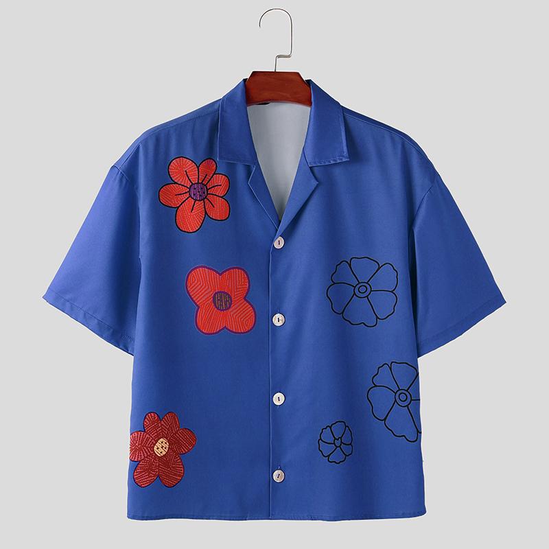 INCERUN Summer Men Lapel Neck Floral Print Short Sleeves Casual Shirts 5XL синий
INCERUN Summer Men Lapel Neck Floral Print Short Sleeves Casual Shirts 5XL синий