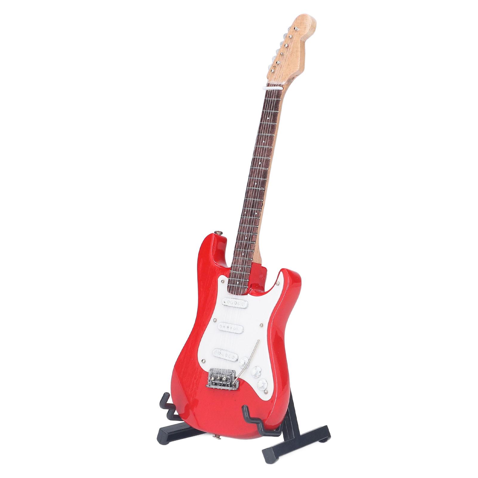 1: 4 Basswood Miniature Electric Guitar Mini Electric Guitar Model Miniature Musical Instrument
1: 4 Basswood Miniature Electric Guitar Mini Electric Guitar Model Miniature Musical Instrument