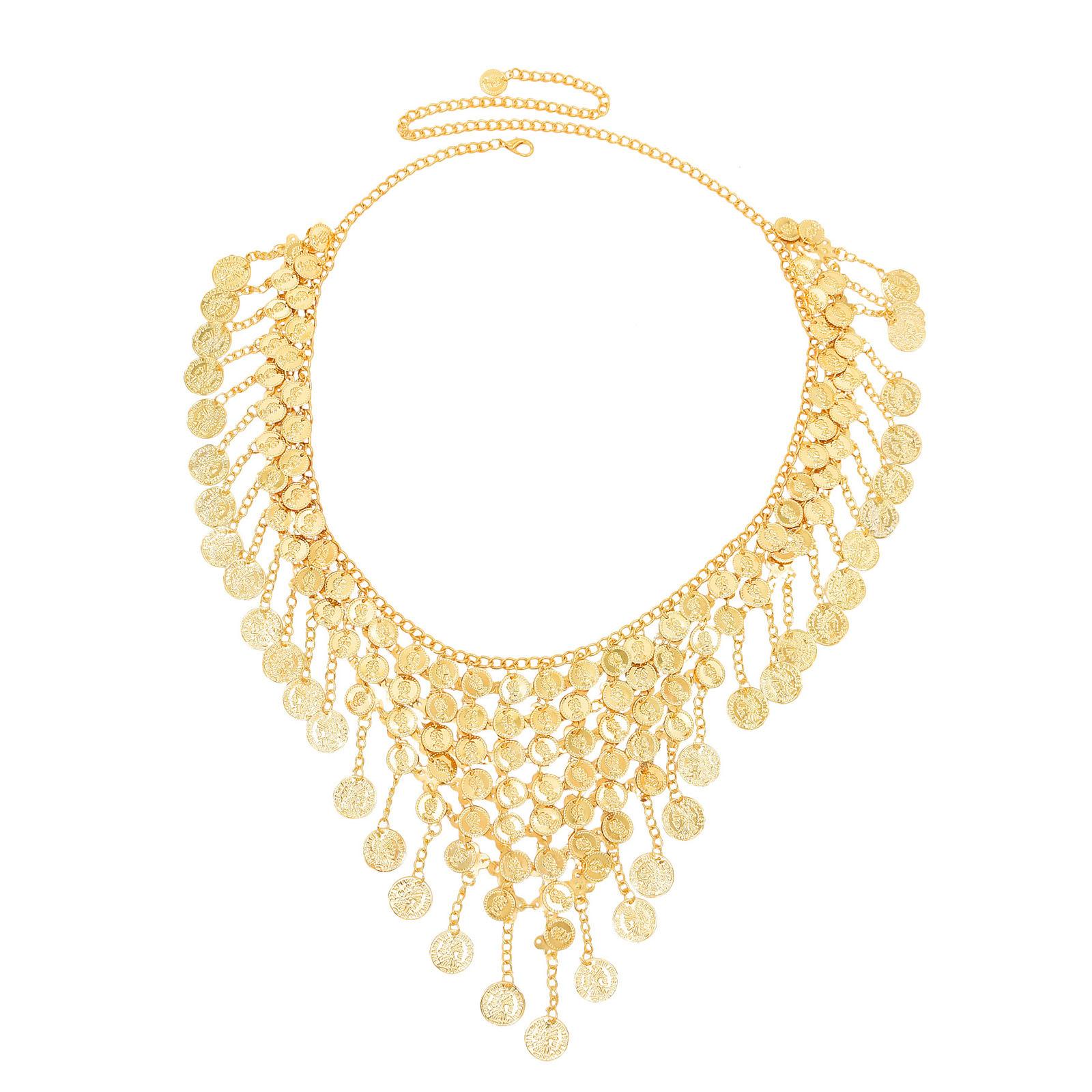 Ladies Coin Charm Waist Belt with Tassels Stylish Versatiles Waist Chain for Nightclubs and Parties B
Ladies Coin Charm Waist Belt with Tassels Stylish Versatiles Waist Chain for Nightclubs and Parties B