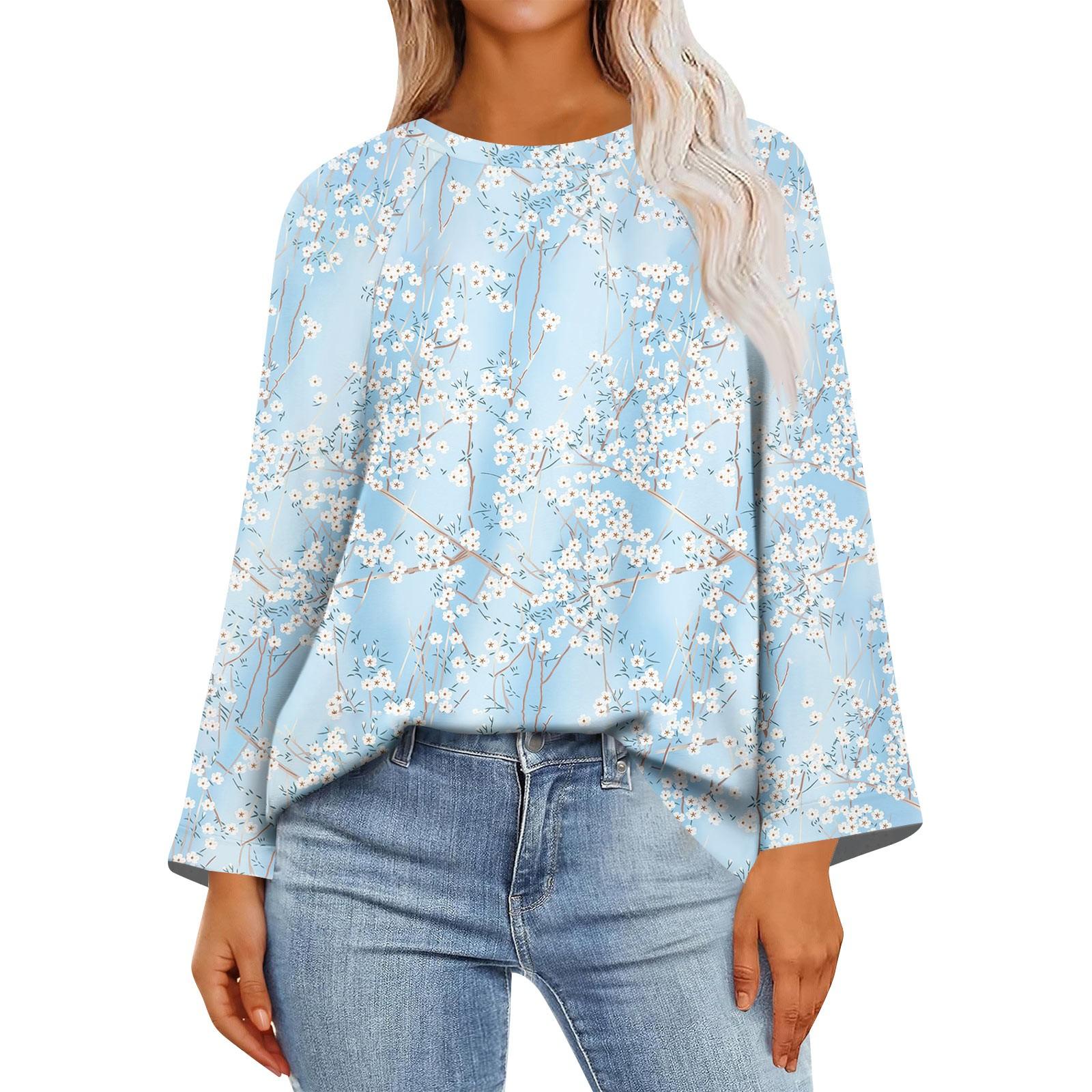 Women s Long Sleeve Shirts Graphic Tees Casual Basic Tops Pullovers XXL
Women s Long Sleeve Shirts Graphic Tees Casual Basic Tops Pullovers XXL