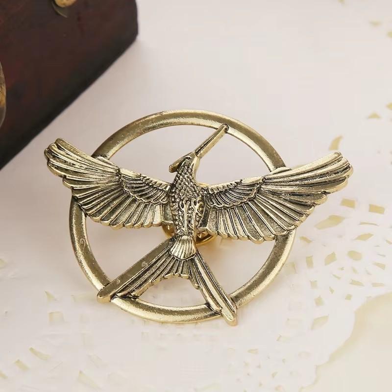 Jewelry mocking bird brooch badge
Jewelry mocking bird brooch badge