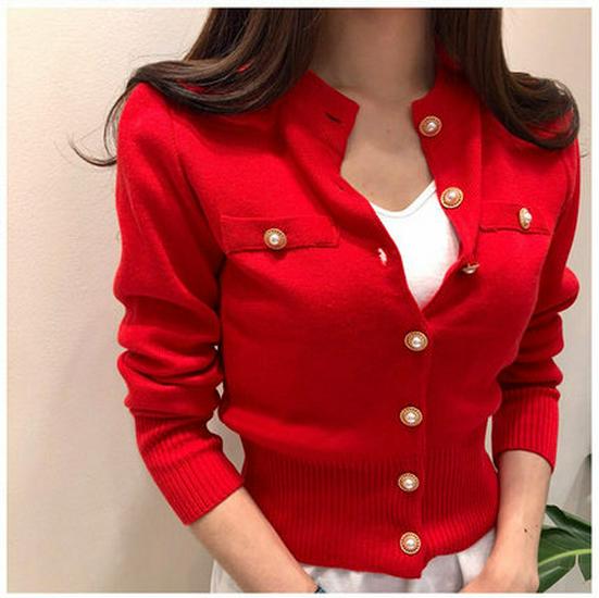 Women s Slim Fit Korean Style Vintage Cardigan - Autumn/Winter Long Sleeve Knit Sweater Jacket One Size
Women s Slim Fit Korean Style Vintage Cardigan - Autumn/Winter Long Sleeve Knit Sweater Jacket One Size