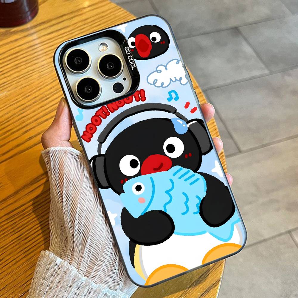 Creative P-Pingu Penguin Phone Case For iPhone 16 17 15 14 12 13 Pro Max Black Color Shockproof Cover iPhone15pro
Creative P-Pingu Penguin Phone Case For iPhone 16 17 15 14 12 13 Pro Max Black Color Shockproof Cover iPhone15pro