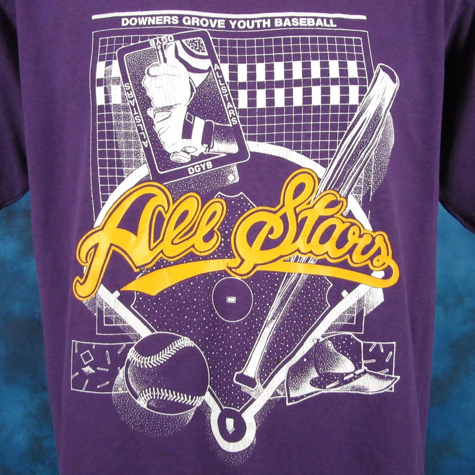 vtg 90s DOWNERS GROVE ILLINOIS ALL STARS BASEBALL T-Shirt L north single stitch S
vtg 90s DOWNERS GROVE ILLINOIS ALL STARS BASEBALL T-Shirt L north single stitch S