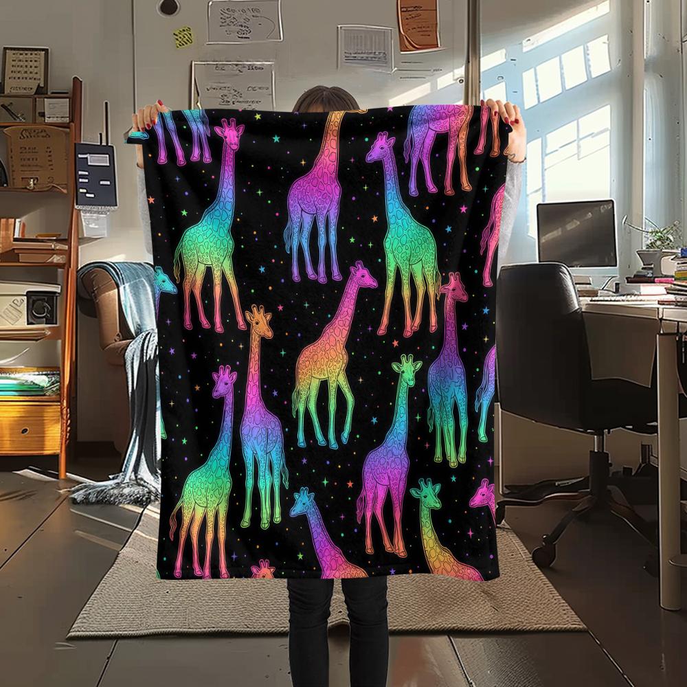 Colorful leopard owl giraffe Print Flannel Blanket,High quality Comfortable for All Seasons,Home Decor,Warmth and Comfort,Perfect for Christmas Gifts 80cm x 120cm
Colorful leopard owl giraffe Print Flannel Blanket,High quality Comfortable for All Seasons,Home Decor,Warmth and Comfort,Perfect for Christmas Gifts 80cm x 120cm