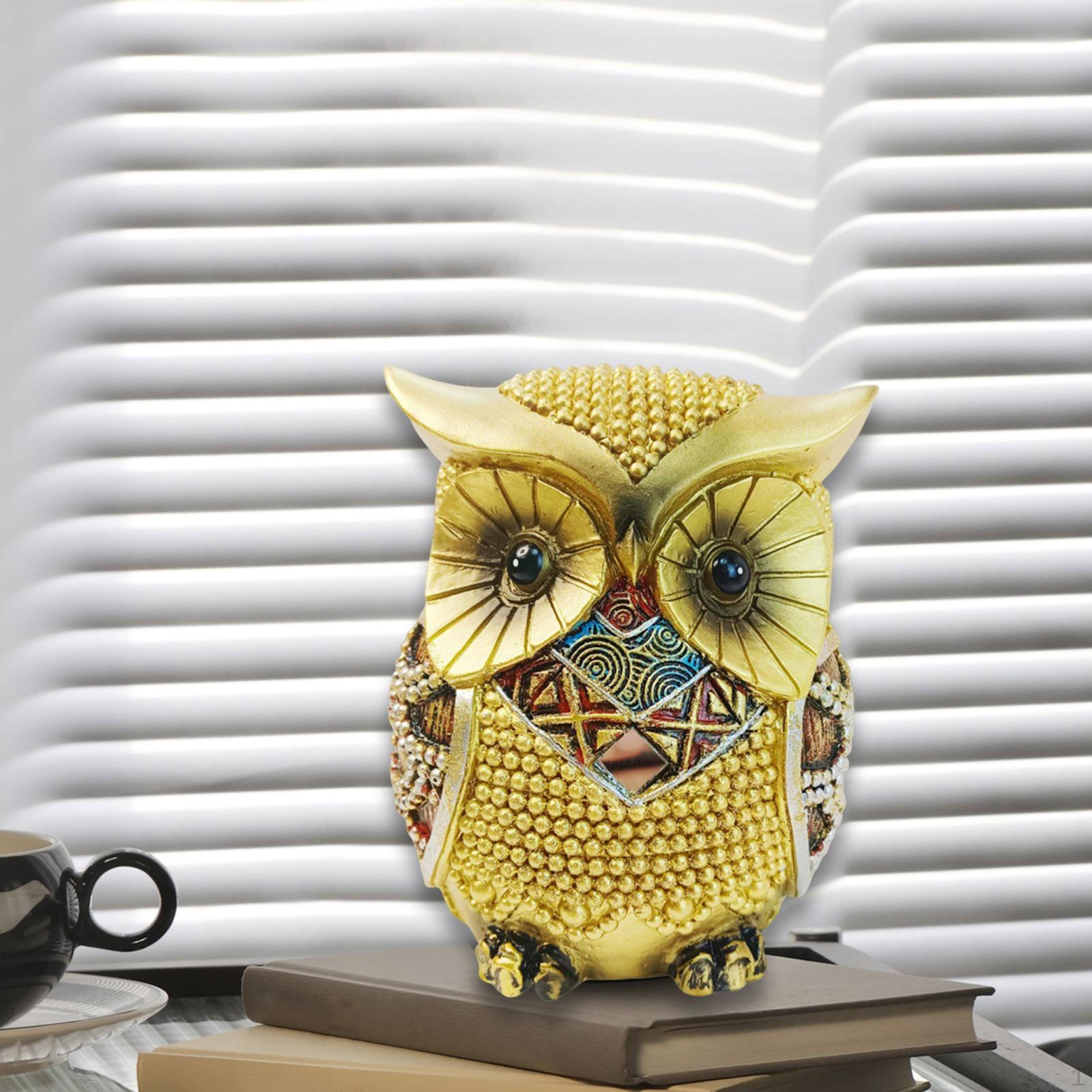 Фігурка сови для домашнього декору та ідей для подарунків Офіс Вітальня золотий
Фігурка сови для домашнього декору та ідей для подарунків Офіс Вітальня золотий
