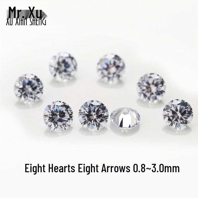 Mr. Xu s Jewelry: Eight Hearts & Arrows Zircon Gemstone Accessory 1.1mm/1000 pieces белый
Mr. Xu s Jewelry: Eight Hearts & Arrows Zircon Gemstone Accessory 1.1mm/1000 pieces белый