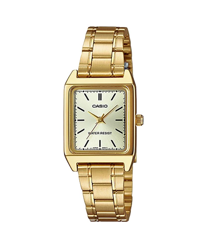 Женские часы Casio прямоугольные из нержавеющей стали, классические, с золотыми индексами и циферблатом, LTP-V007G-9E, золотистого цвета золотой
Женские часы Casio прямоугольные из нержавеющей стали, классические, с золотыми индексами и циферблатом, LTP-V007G-9E, золотистого цвета золотой