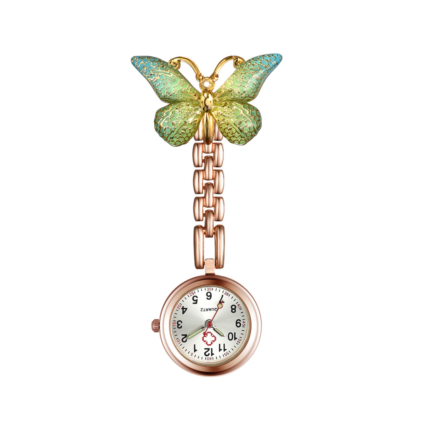 Lancardo Nurse Watch Butterfly Watch Pocket Watch Clip Nurse Watch Butterfly Ladies Analog Watch Pocket Watch Rose Gold Present зелёный
Lancardo Nurse Watch Butterfly Watch Pocket Watch Clip Nurse Watch Butterfly Ladies Analog Watch Pocket Watch Rose Gold Present зелёный