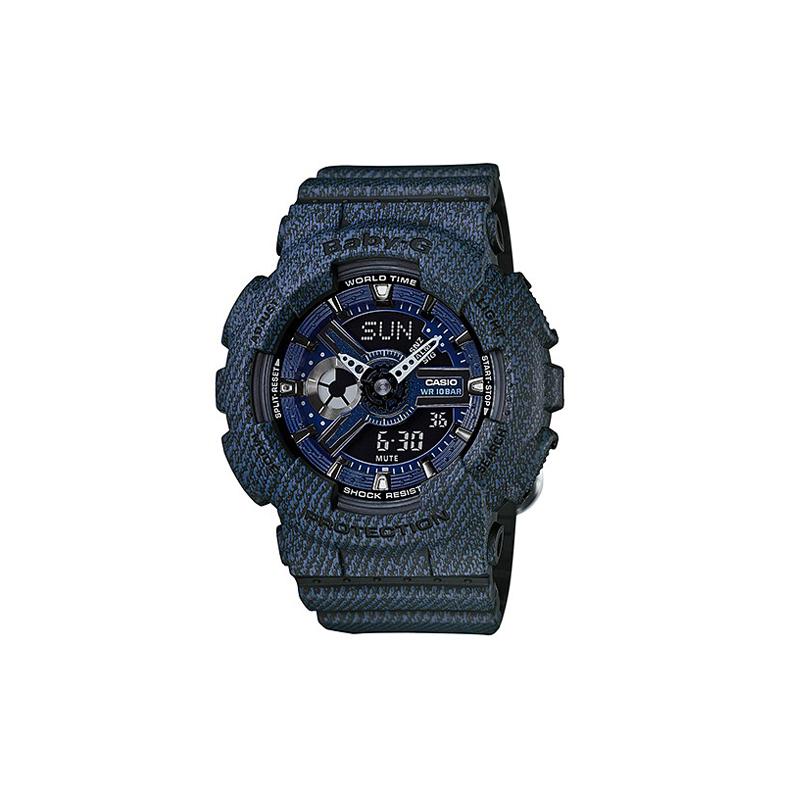 Casio Baby-G Tannin Theme Series Retro Denim Waterproof Sport Quartz Resin Strap Japanese and Korean Watch Women s Watch Blue Dial BA-110DC-2A1 синий
Casio Baby-G Tannin Theme Series Retro Denim Waterproof Sport Quartz Resin Strap Japanese and Korean Watch Women s Watch Blue Dial BA-110DC-2A1 синий