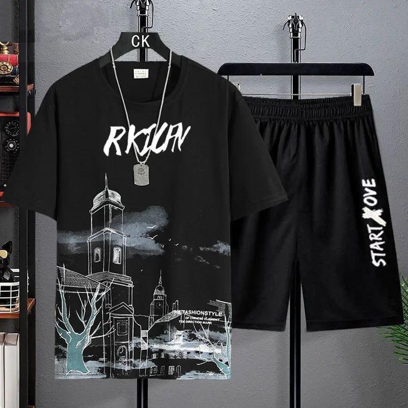Summer men s set, fashionable sports set, casual and comfortable 5XL
Summer men s set, fashionable sports set, casual and comfortable 5XL