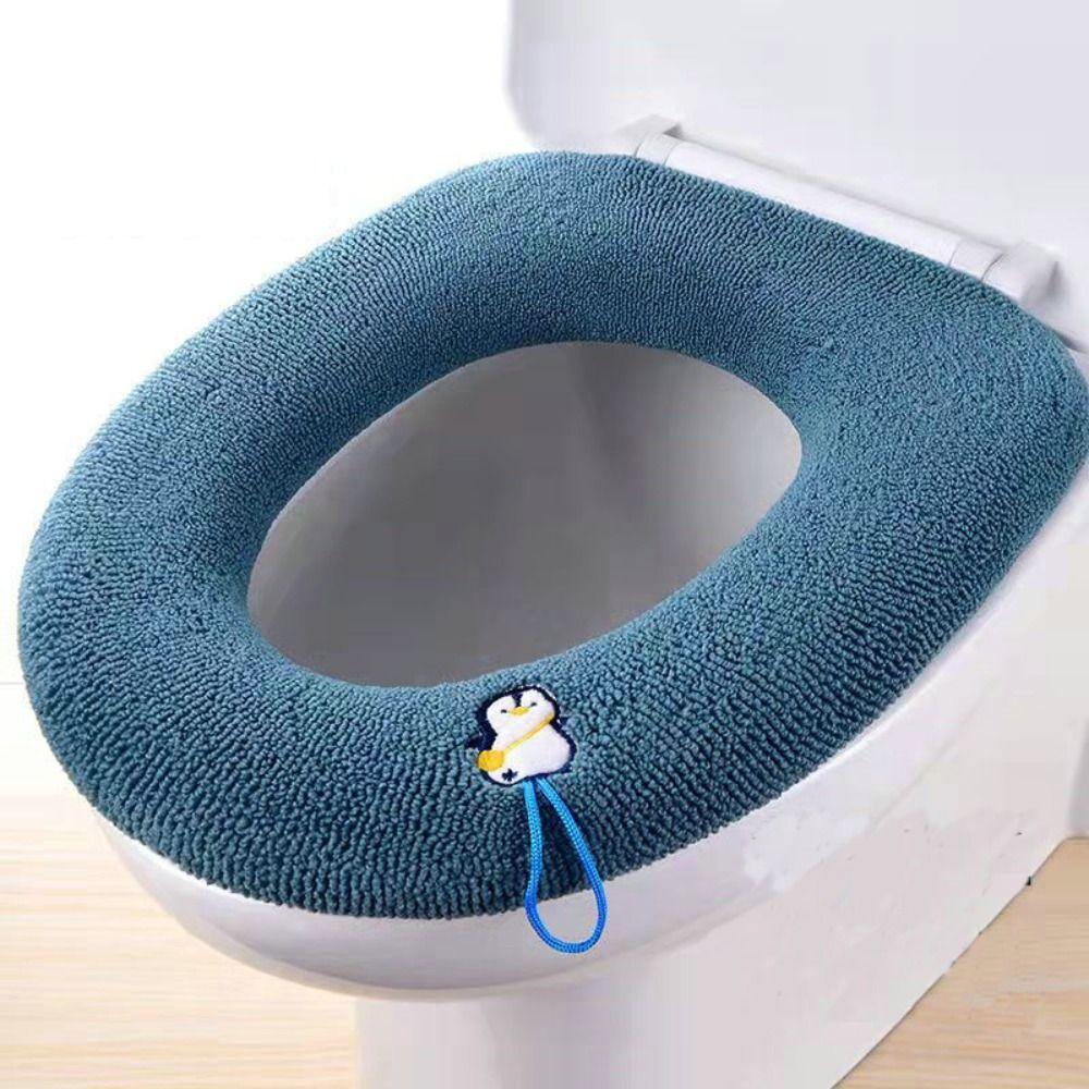 Thicker Toilet Seat Cover With Handle Closestool Mat Washable Knitted Toilet Seat Cushion Winter
Thicker Toilet Seat Cover With Handle Closestool Mat Washable Knitted Toilet Seat Cushion Winter