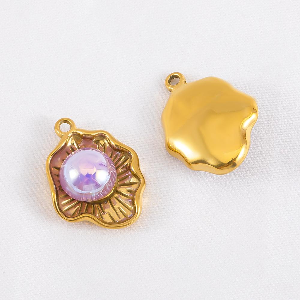 2pcs 304 Stainless Steel Scallop Shell Pendant With Faux Pearl Accent For DIY Necklace Earrings Finding Elegance Jewelry Supply 2pcs
2pcs 304 Stainless Steel Scallop Shell Pendant With Faux Pearl Accent For DIY Necklace Earrings Finding Elegance Jewelry Supply 2pcs