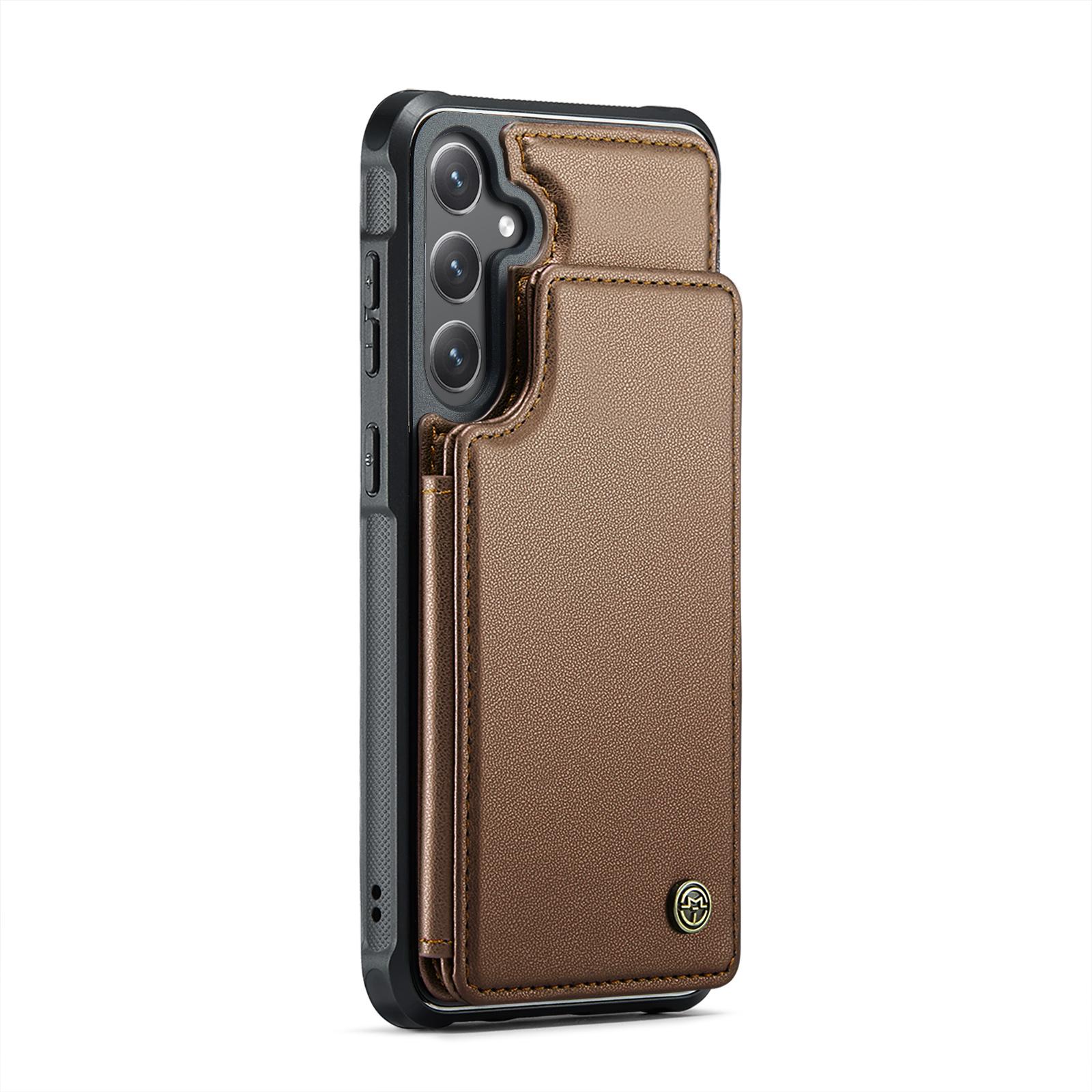 For Samsung Galaxy S25+ Case with RFID Blocking 5 Card Slots CASEME C22 Leather Back Cover Black
For Samsung Galaxy S25+ Case with RFID Blocking 5 Card Slots CASEME C22 Leather Back Cover Black