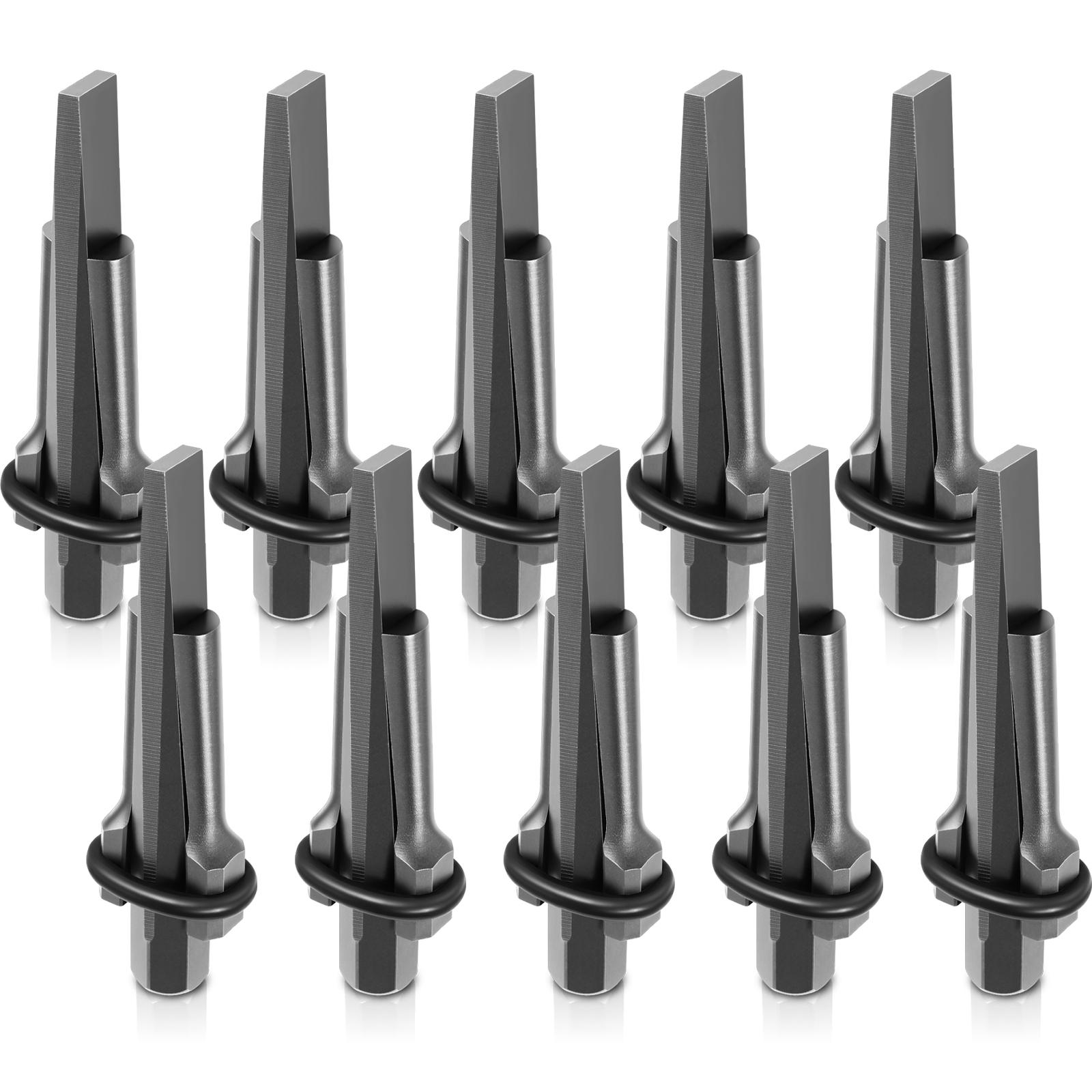 5/10Pcs Stone Splitting Tools Heavy Duty Steel Rock Splitting Wedges and Feather Shims for Concrete Rock Stone 5/8 Inch
5/10Pcs Stone Splitting Tools Heavy Duty Steel Rock Splitting Wedges and Feather Shims for Concrete Rock Stone 5/8 Inch