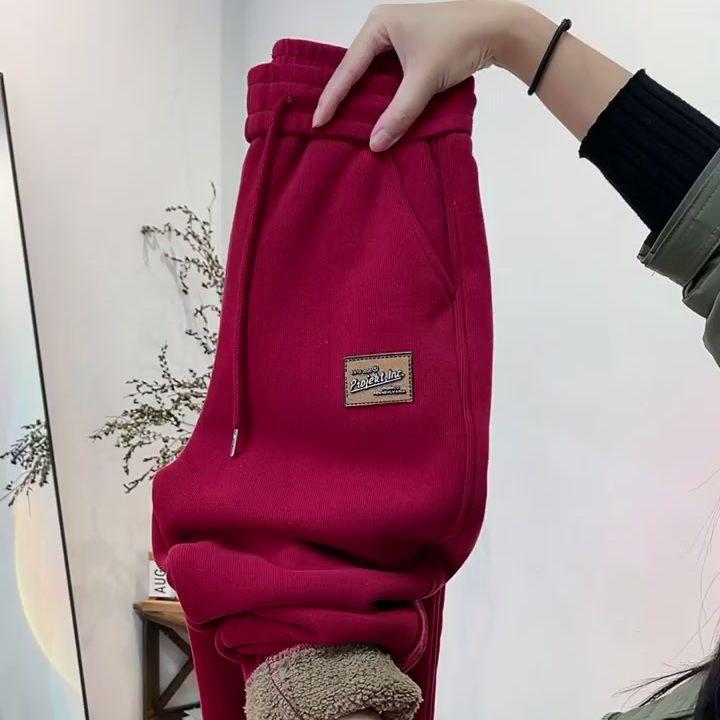 Женские осенне-зимние теплые толстые флисовые брюки модные термобелье плюшевые брюки повседневные спортивные спортивные брюки с эластичной талией M вино красного
Женские осенне-зимние теплые толстые флисовые брюки модные термобелье плюшевые брюки повседневные спортивные спортивные брюки с эластичной талией M вино красного