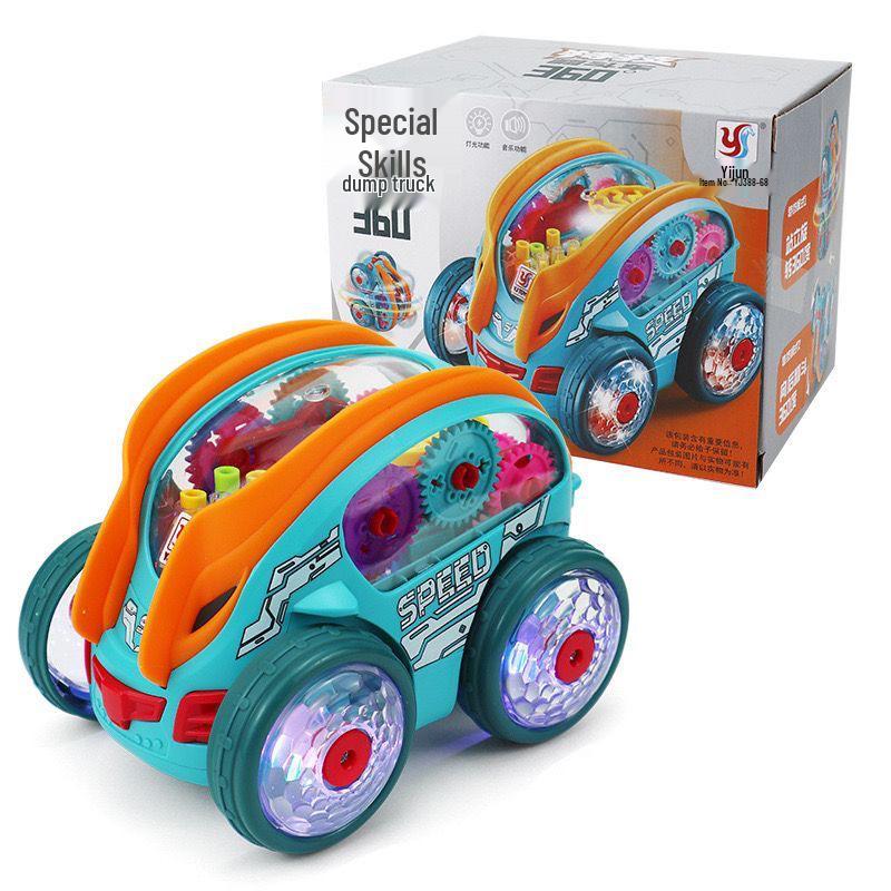 Electric Stunt Tumbling Car with Cool Lights & Music, 360° Rotating Children s Toy No Battery
Electric Stunt Tumbling Car with Cool Lights & Music, 360° Rotating Children s Toy No Battery