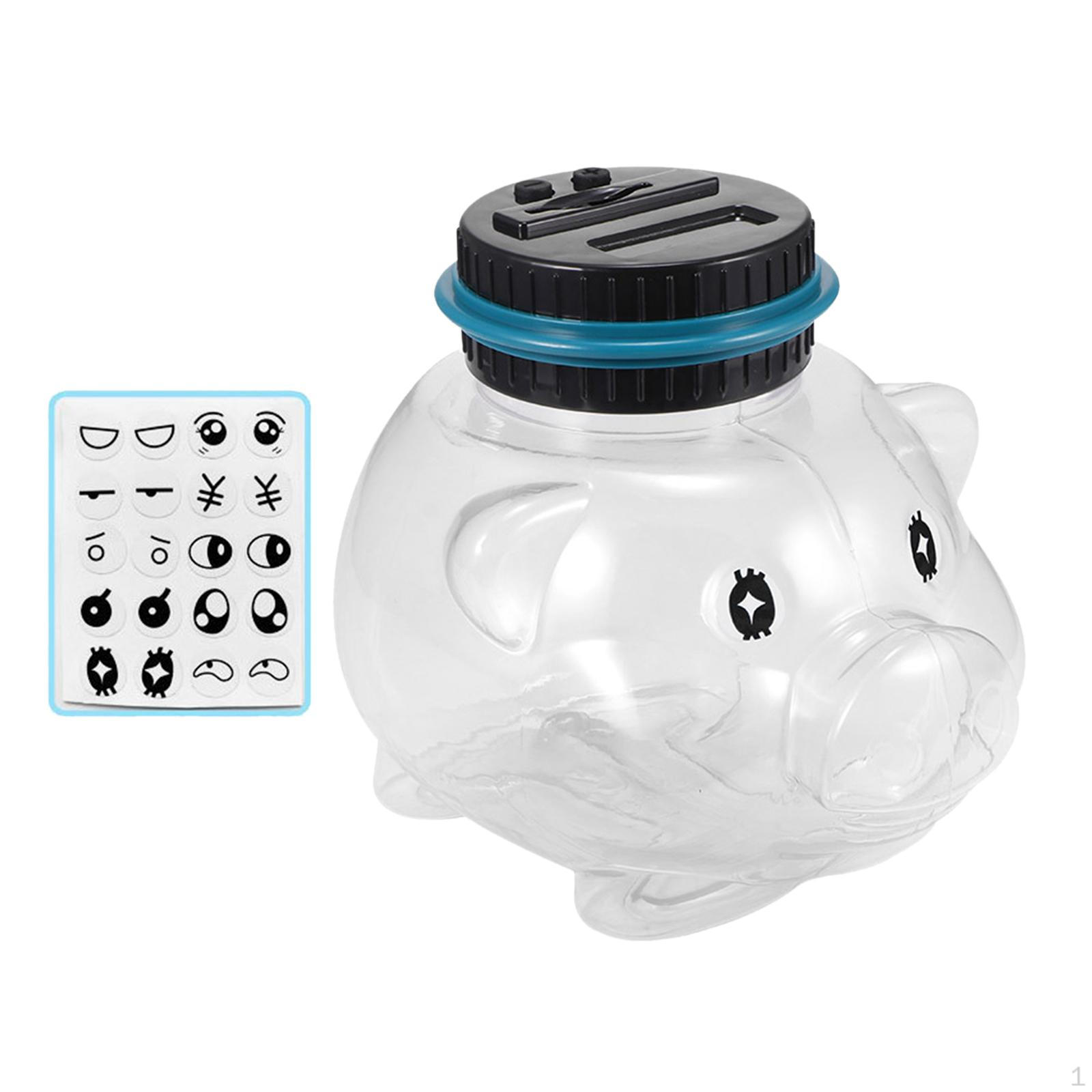 Coin Counter Bank, Saving Pot Container, Counter, 1.8L Capacity
Coin Counter Bank, Saving Pot Container, Counter, 1.8L Capacity