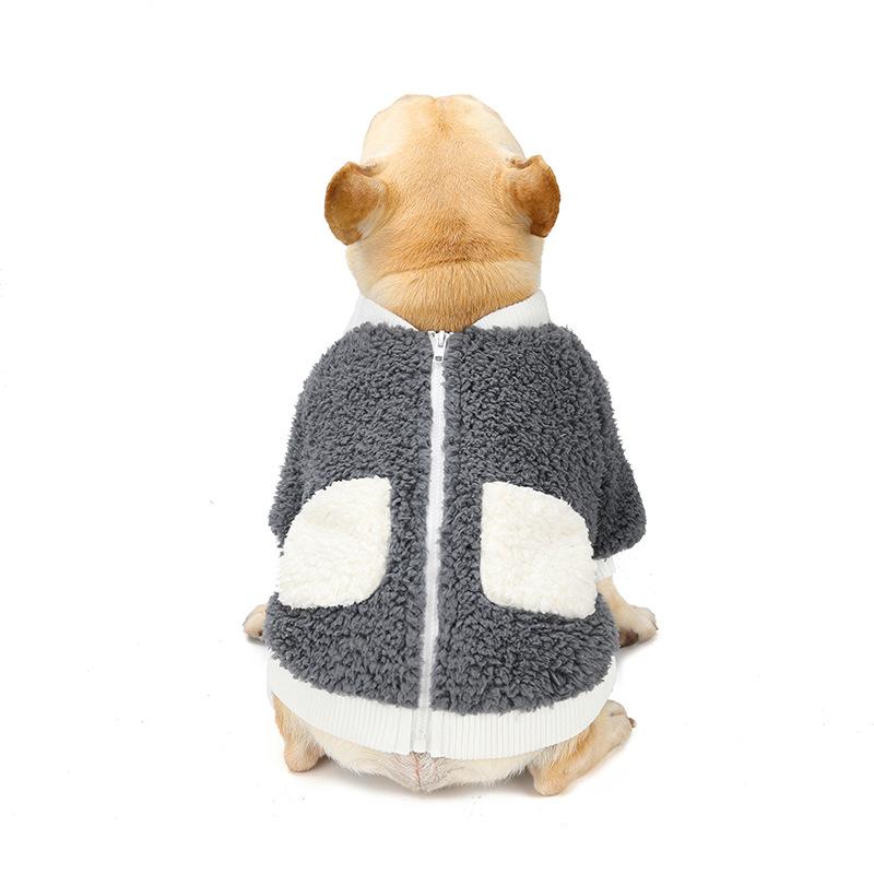 Autumn and winter pet clothes new thickened velvet bubble clothes zipper design three-color optional dog cotton-padded clothes L сірий колір
Autumn and winter pet clothes new thickened velvet bubble clothes zipper design three-color optional dog cotton-padded clothes L сірий колір