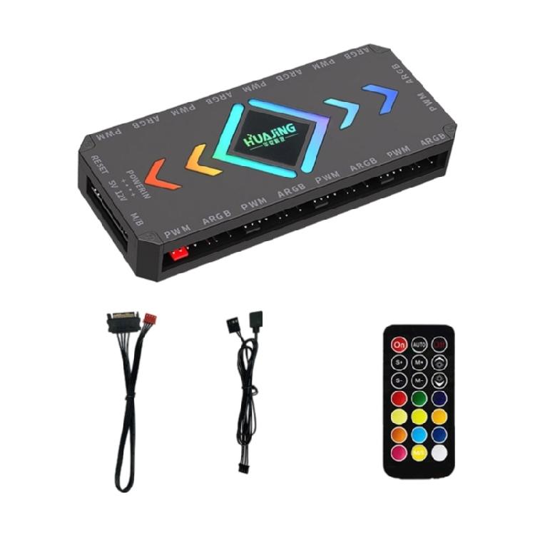 Control Fan Speed Controller With 5V 3Pin ARGB Coordinate Magnetic Mount Design And Wireless RF Remote чорний
Control Fan Speed Controller With 5V 3Pin ARGB Coordinate Magnetic Mount Design And Wireless RF Remote чорний