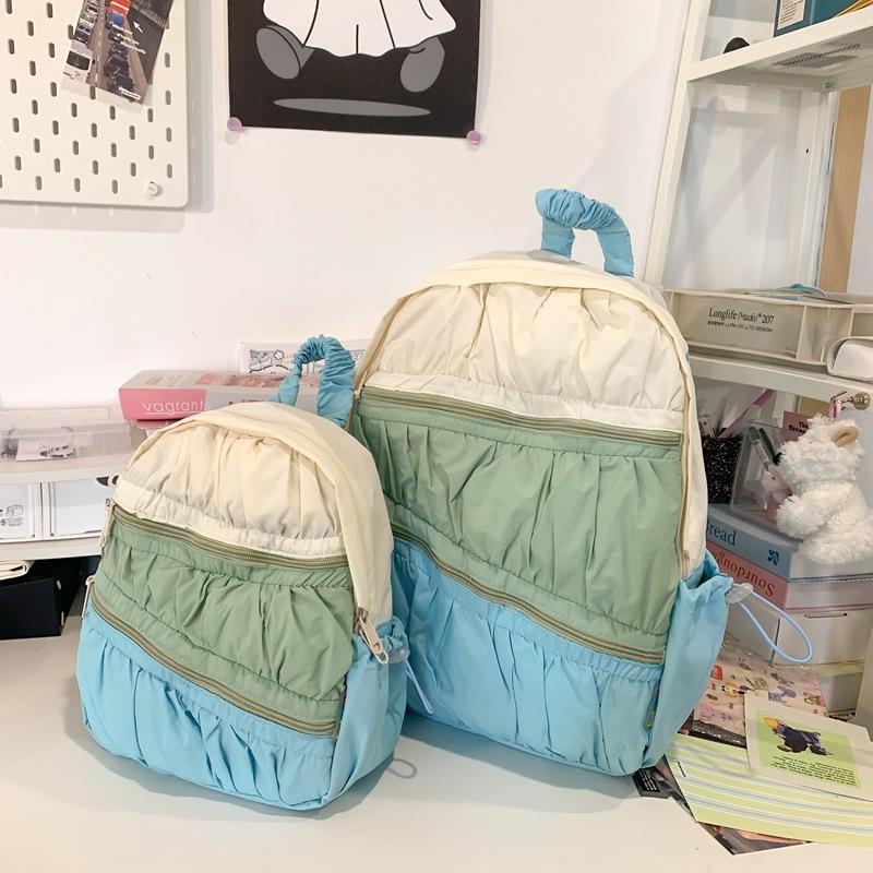 Школьный рюкзак новый плиссированный рюкзак-торт сердечко для учениц средней школы, милый школьный рюкзак для студенток колледжа, легкий рюкзак для путешествий Small синий
Школьный рюкзак новый плиссированный рюкзак-торт сердечко для учениц средней школы, милый школьный рюкзак для студенток колледжа, легкий рюкзак для путешествий Small синий