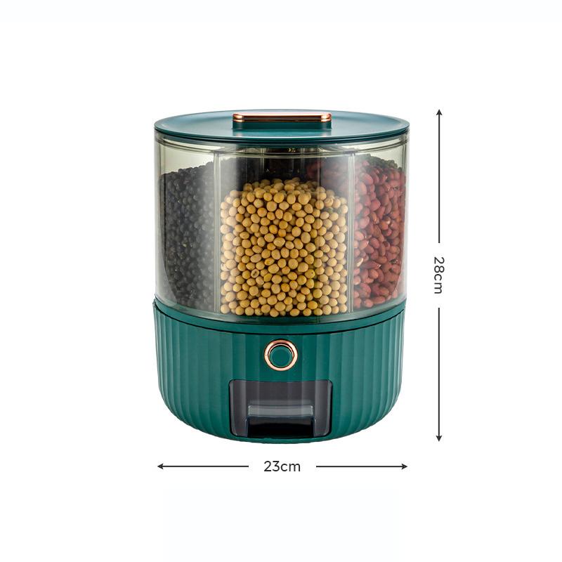 Обертове відро для рису на 6 кг для зберігання зерна Ящик для зберігання рису Побутовий вологостійкий герметичний ящик для рису Кухонний бак для рису зелений
Обертове відро для рису на 6 кг для зберігання зерна Ящик для зберігання рису Побутовий вологостійкий герметичний ящик для рису Кухонний бак для рису зелений