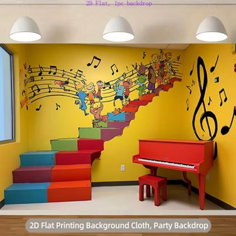 2D Kids Music Party Backdrop Cartoon Notes & Dancing Children Photography Background 47.2x31.5inch/120*80cm
2D Kids Music Party Backdrop Cartoon Notes & Dancing Children Photography Background 47.2x31.5inch/120*80cm
