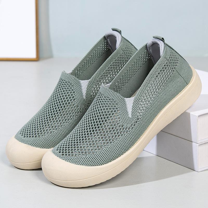 Женская весенне-летняя новая сетчатая дышащая одинарная обувь, женская легкая мягкая подошва, удобная нескользящая износостойкая обувь для ленивых 40 зелёный
Женская весенне-летняя новая сетчатая дышащая одинарная обувь, женская легкая мягкая подошва, удобная нескользящая износостойкая обувь для ленивых 40 зелёный