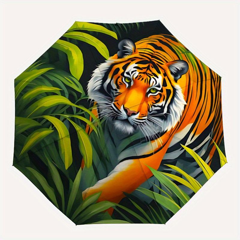 1pc Tiger Jungle Print Automatic Opening/closing Umbrella with Auto Open/Close, Windproof, Foldable Sunshade yy250811117
1pc Tiger Jungle Print Automatic Opening/closing Umbrella with Auto Open/Close, Windproof, Foldable Sunshade yy250811117