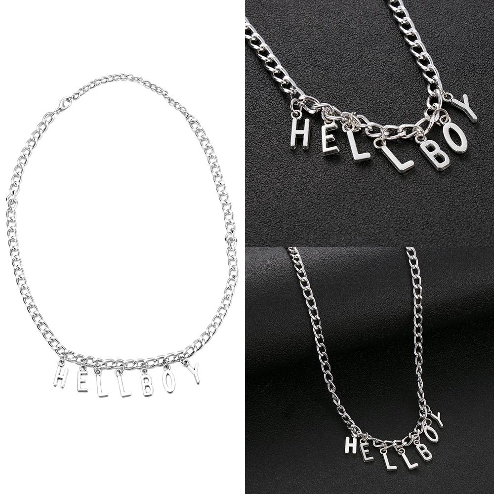 Cool Hip Hop Punk Style Pendant Necklaces Letter Bib Chain Hellboy Choker
Cool Hip Hop Punk Style Pendant Necklaces Letter Bib Chain Hellboy Choker