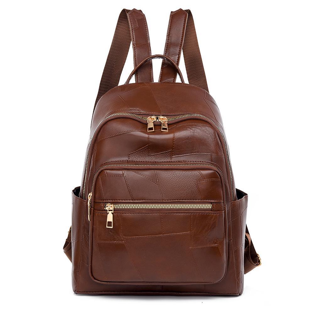 Женский рюкзак из искусственной кожи - модный, водоотталкивающий, вместительный, дорожная школьная сумка коричневый
Женский рюкзак из искусственной кожи - модный, водоотталкивающий, вместительный, дорожная школьная сумка коричневый