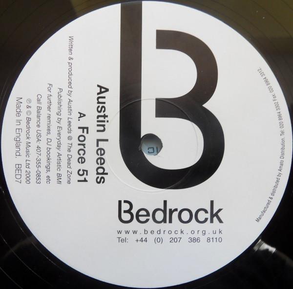 12inch Record AUSTIN LEEDS - Force 51 BED7 Bedrock Records 2000 UK Dance & Electronica Used
12inch Record AUSTIN LEEDS - Force 51 BED7 Bedrock Records 2000 UK Dance & Electronica Used
