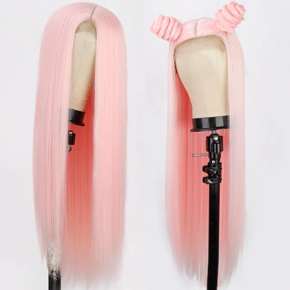 Synthetic Wigs Long Straight Pink Cosplay Wig for Women Blonde Black Red Orange Middle Part Women Wigs
Synthetic Wigs Long Straight Pink Cosplay Wig for Women Blonde Black Red Orange Middle Part Women Wigs