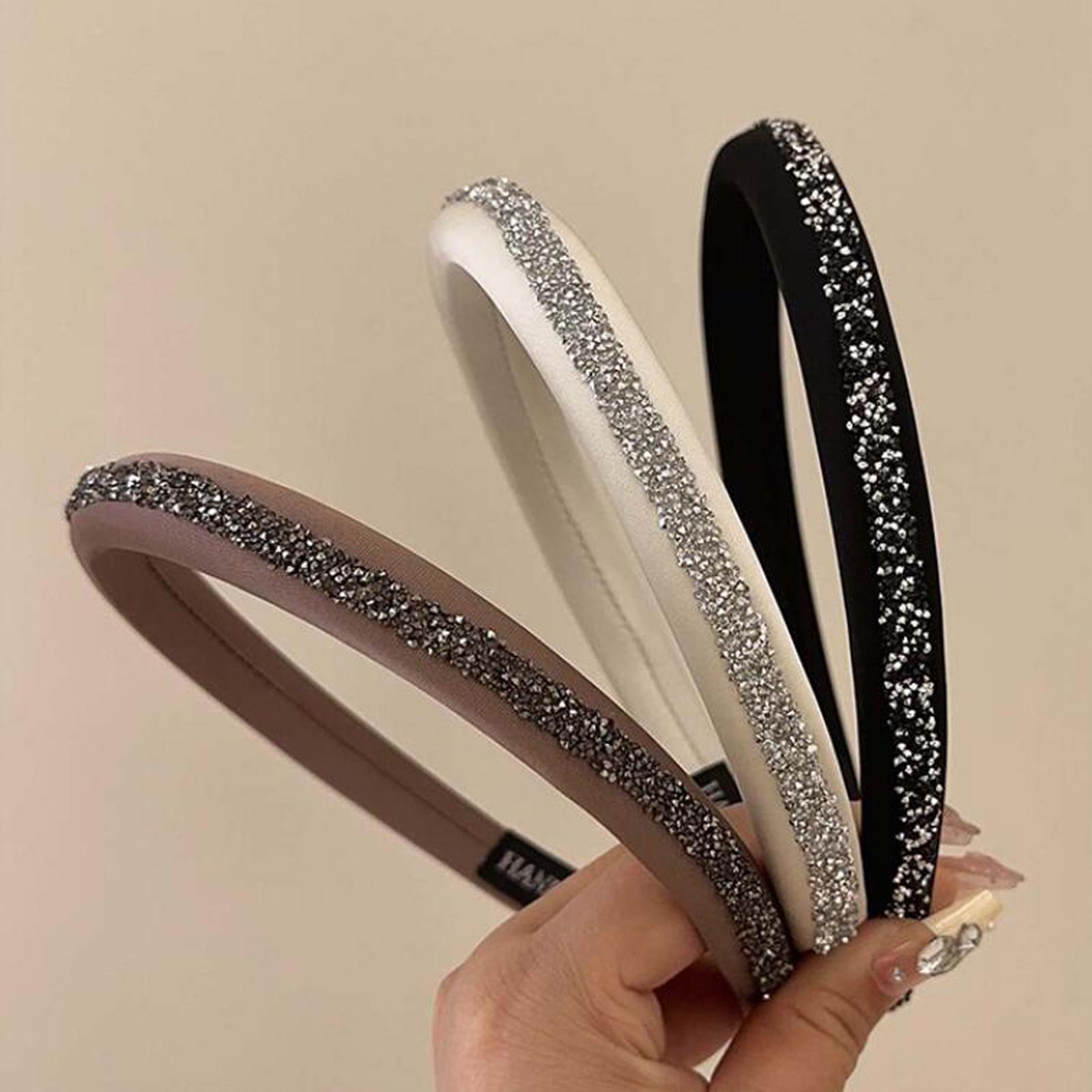 PROLY New Fashion Hairband For Women Narrow Side Soft Spongy Headband Shining Rhinestone Chain Headwear Spring Hair Accessories
PROLY New Fashion Hairband For Women Narrow Side Soft Spongy Headband Shining Rhinestone Chain Headwear Spring Hair Accessories