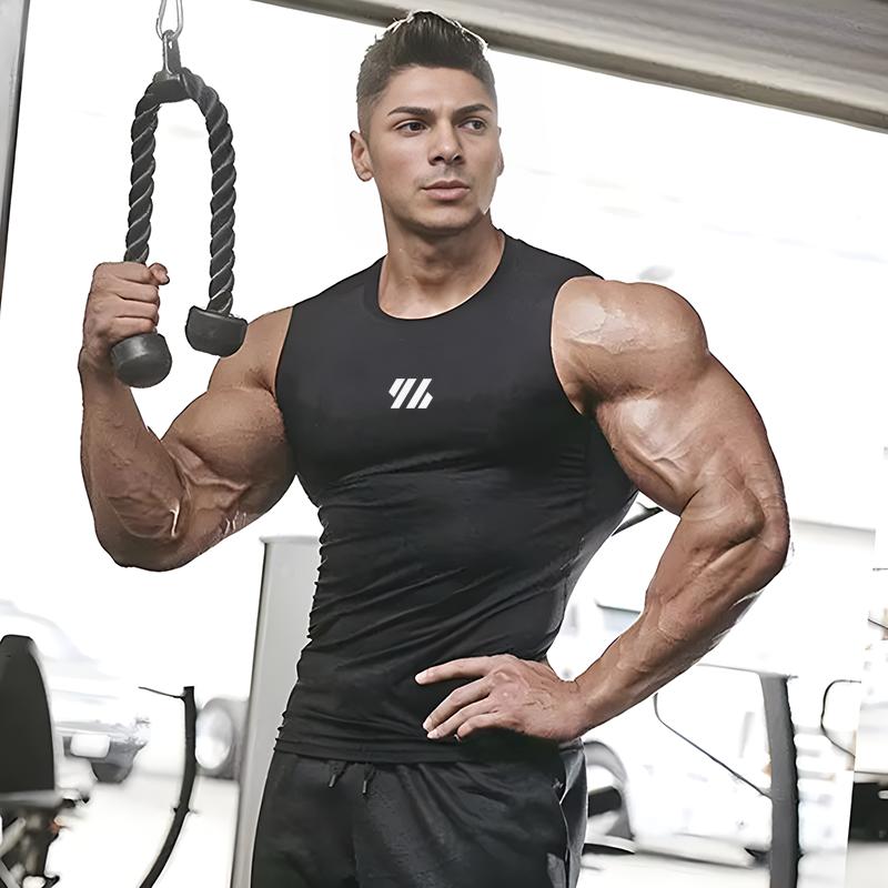 Muscleguys New Running Vest Gym Training Tank Top Men s Sports T-shirt Summer Thin Breathable Fitness Quick Drying Tight Sleeveless Tops XXL білий
Muscleguys New Running Vest Gym Training Tank Top Men s Sports T-shirt Summer Thin Breathable Fitness Quick Drying Tight Sleeveless Tops XXL білий