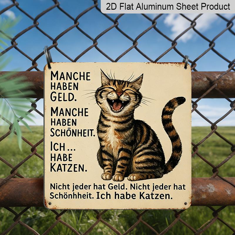 2D Flat, 1pc Funny Cat Lady/ Humor Wall Plaque - Some Have Money I Have Cats Retro Tin Sign - Metal Sign Suitable for Outdoor Use - Perfect Gift 20*20cm
2D Flat, 1pc Funny Cat Lady/ Humor Wall Plaque - Some Have Money I Have Cats Retro Tin Sign - Metal Sign Suitable for Outdoor Use - Perfect Gift 20*20cm